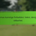 Barnas kunstige fotballsko: Vekst, design, sikkerhet