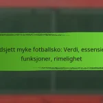 Budsjett myke fotballsko: Verdi, essensielle funksjoner, rimelighet