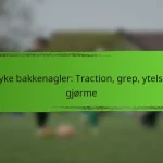 Myke bakkenagler: Traction, grep, ytelse i gjørme