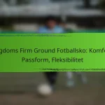 Ungdoms Firm Ground Fotballsko: Komfort, Passform, Fleksibilitet